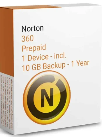 Norton 360 Standard incl. 10 GB Backup