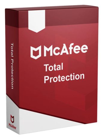 McAfee Total Protection antivirus software.